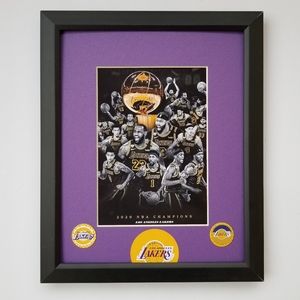 Los Angeles Lakers 8x10 champions frame